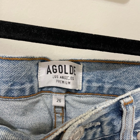 AGOLDE Parker Jean Shorts Bitter - Picture 6 of 6